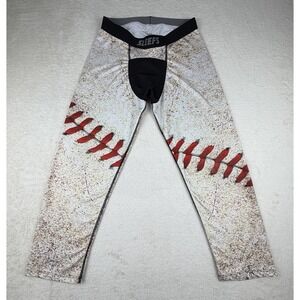 SLEEFS Men's Old Baseball‎ 3/4 Length Tights Size XL